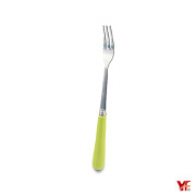 VJ102-19瓷柄不鏽鋼小叉蘋果綠