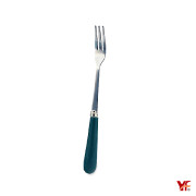 VJ102-21瓷柄不鏽鋼小叉-祖母綠